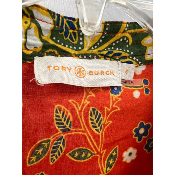 Tory Burch Floral Tunic size 6 - Picture 3 of 4